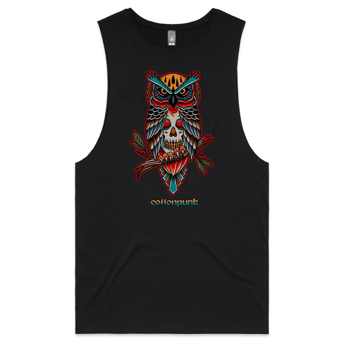 HIDEOUT - Mens Sleeveless T-Shirt - FRONT PRINT