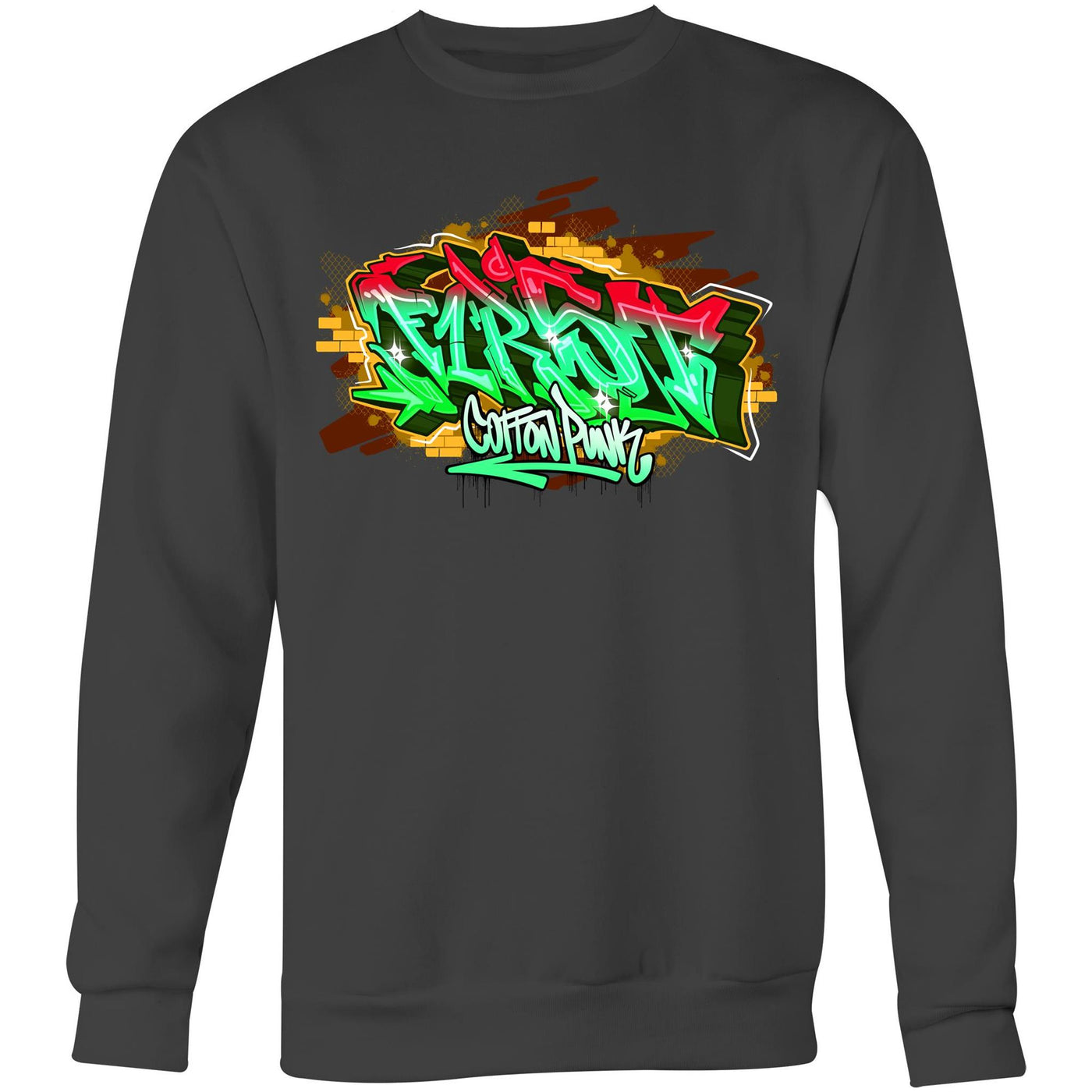 F1RST - Mens Sweatshirt - FRONT PRINT