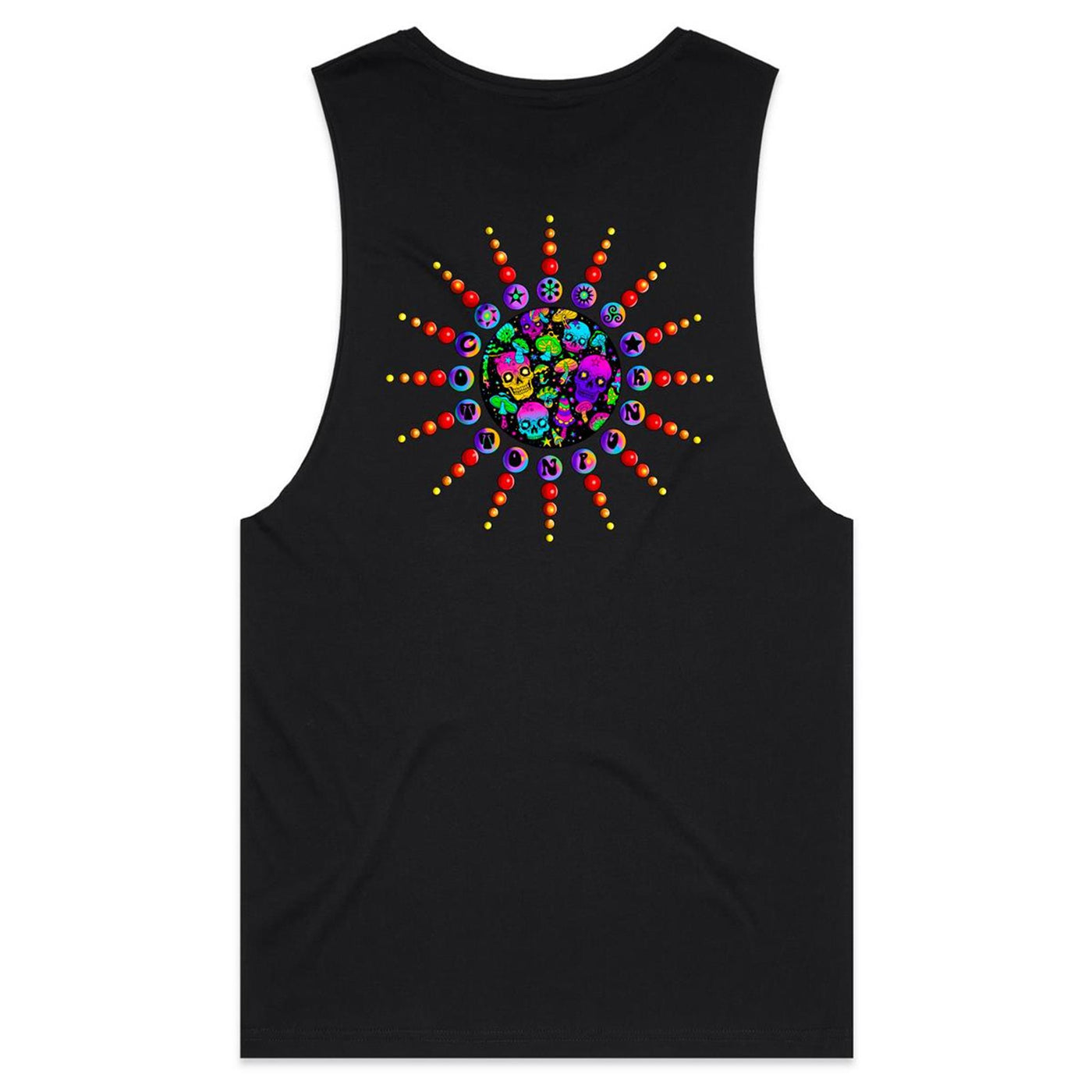 EUPHORIA - Mens Sleeveless T-Shirt - BACK PRINT