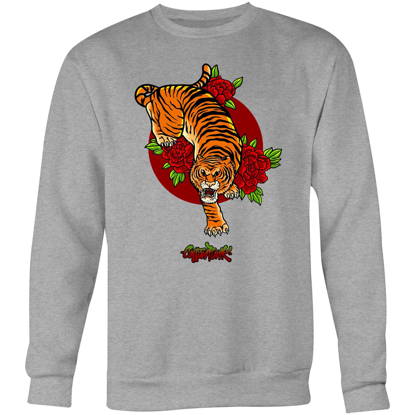 JUNGLE KING - Mens Sweatshirt - FRONT PRINT