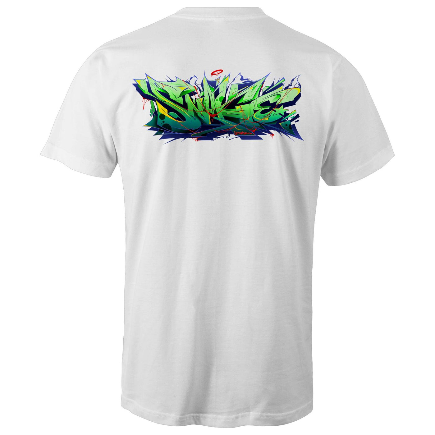 SNAKE (R) - Mens T-Shirt - BACK PRINT