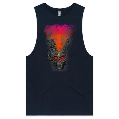 DIGITAL DETOX - Mens Sleeveless T-Shirt - FRONT PRINT