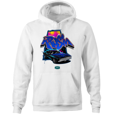 KRUSIN 2 - Mens Pocket Hoodie - FRONT PRINT