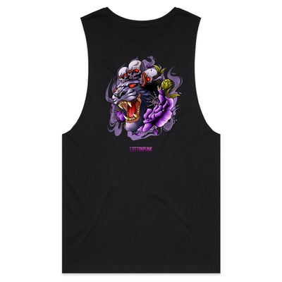 PANTHER - Mens Sleeveless T-Shirt - BACK PRINT