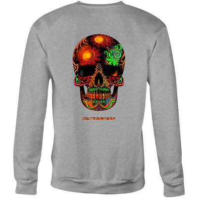 DEATH BY SUNSET - Mens Sweatshirt - BACK PRINT