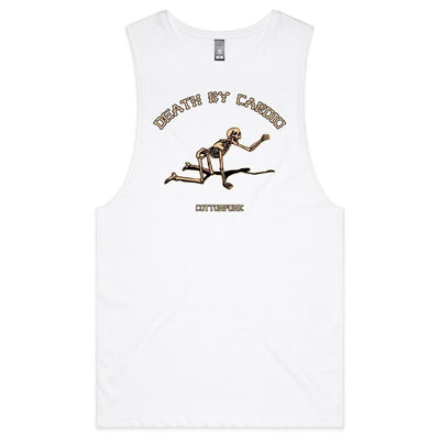 DEATH BY CARDIO - Mens Sleeveless T-Shirt - FRONT PRINT