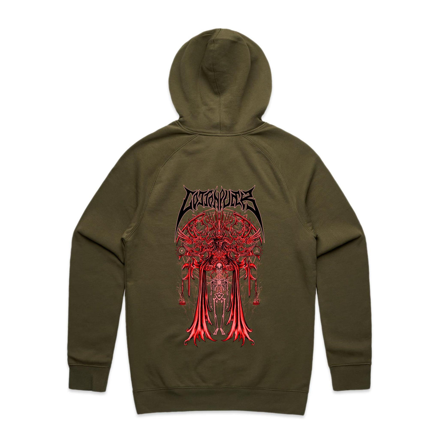 HELLEVATION - Mens Pocket Hoodie - BACK PRINT