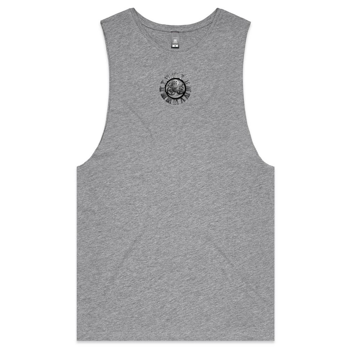 TIME MACHINE - Mens Sleeveless T-Shirt - BACK PRINT