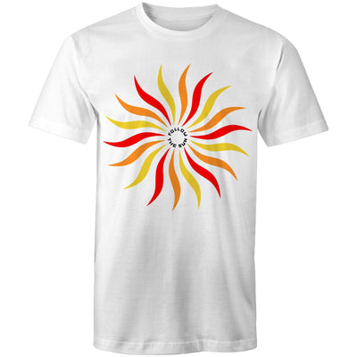 FOLLOW THE SUN - Mens T-Shirt - FRONT PRINT