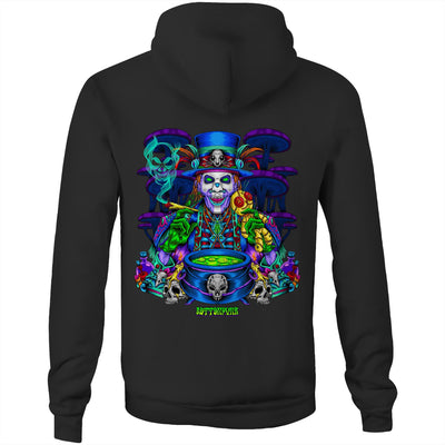 VOODOO MASTER - Mens Pocket Hoodie - BACK PRINT