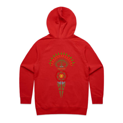 PAINKILLA (W) - Womens Pocket Hoodie - BACK PRINT