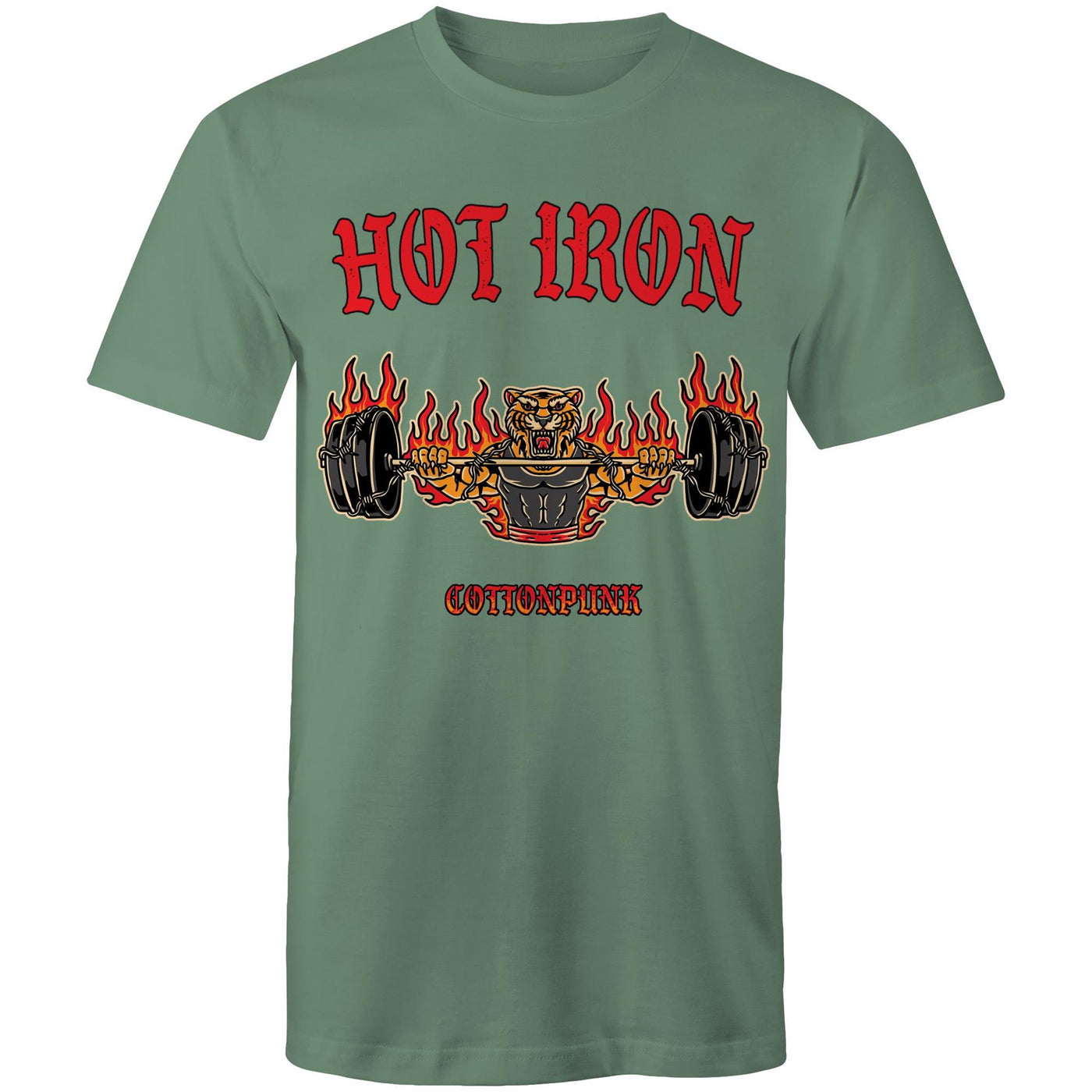 HOT IRON - Mens T-Shirt - FRONT PRINT