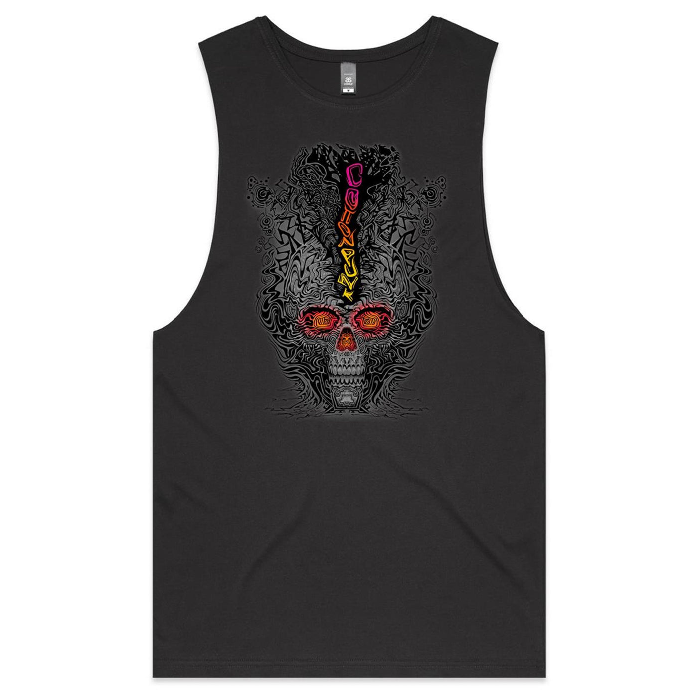 FRAGMENTED DETOX - Mens Sleeveless T-Shirt - FRONT PRINT