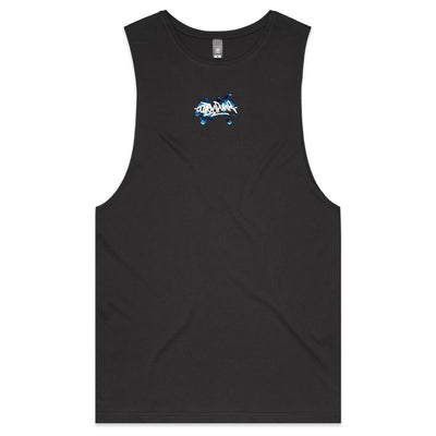 PULSE - Mens Sleeveless T-Shirt - BACK PRINT