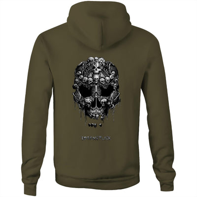 IT'S GETTING DARK - Mens Pocket Hoodie - BACK PRINT