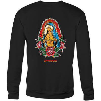 PRAY FOR BETTER TIMES - Mens Sweatshirt - BACK PRINT