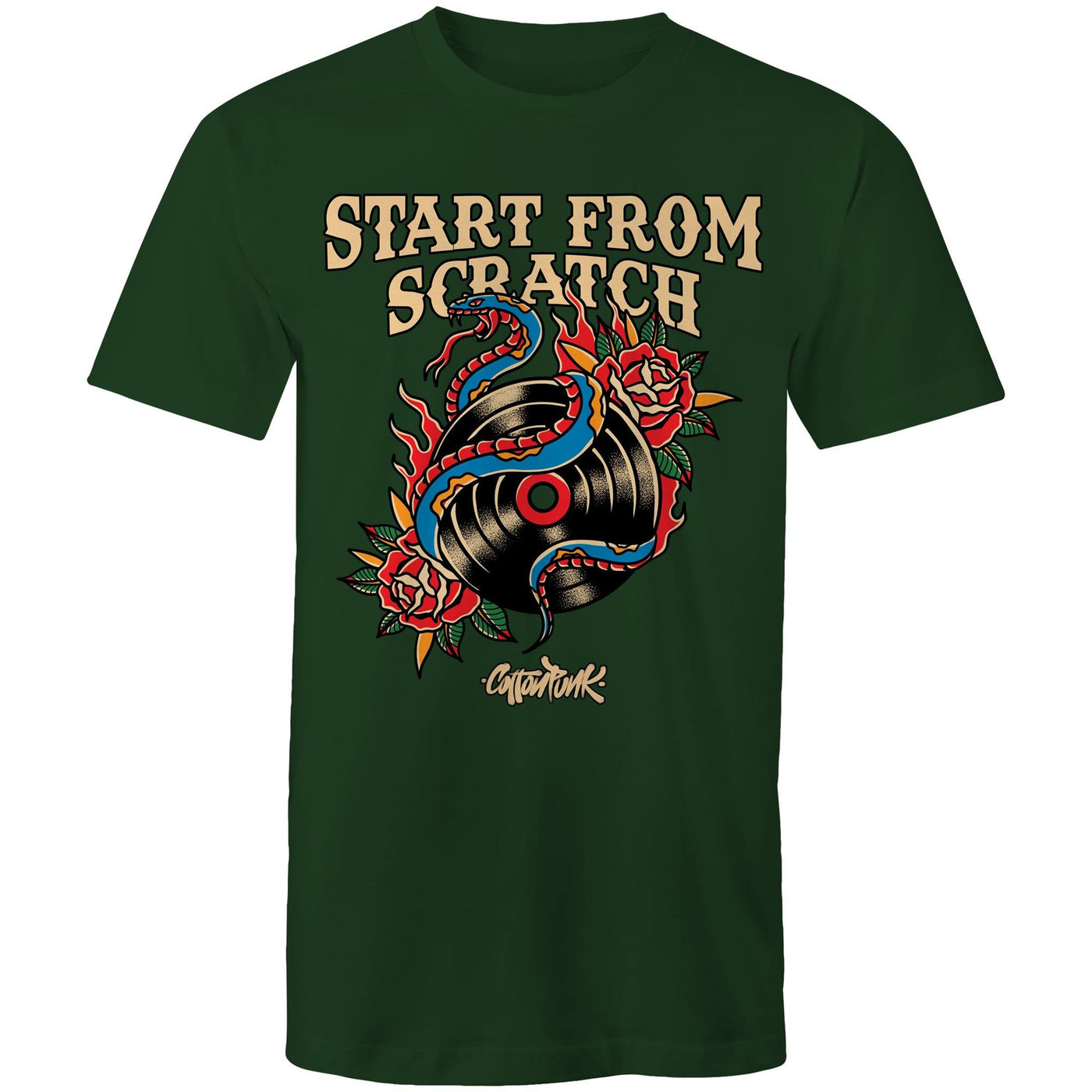 START FROM SCRATCH - Mens T-Shirt - FRONT PRINT