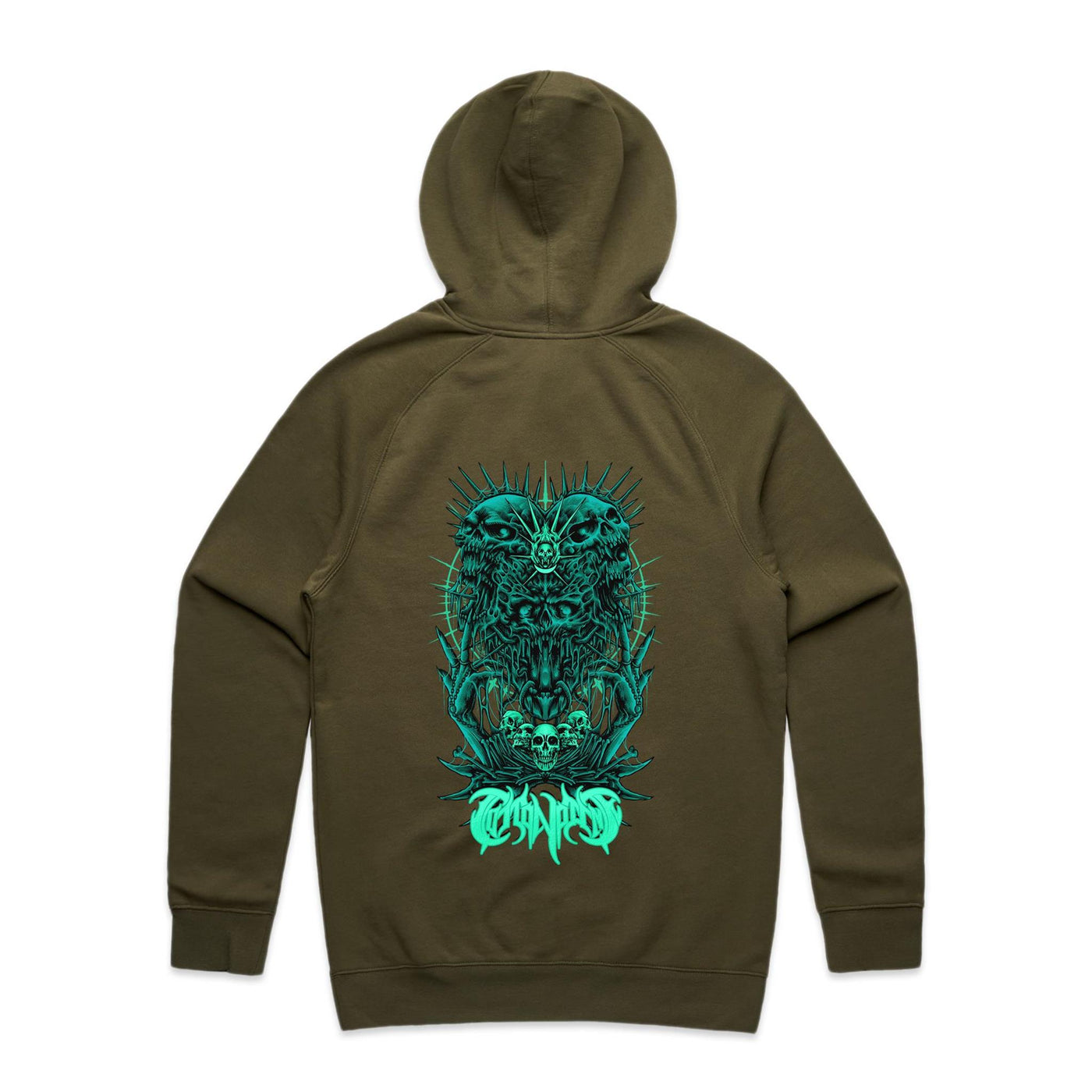 PARANOID II - Mens Pocket Hoodie - BACK PRINT