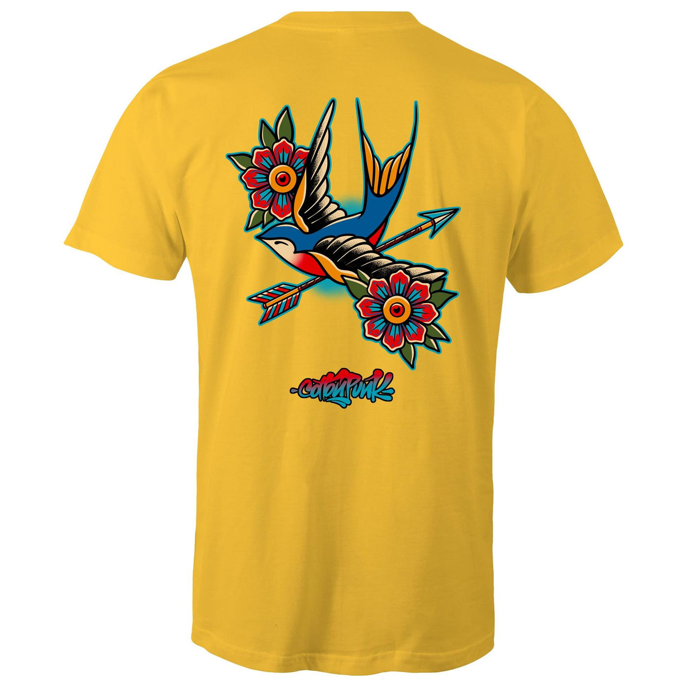 BIRD OF PREY - Mens T-Shirt - BACK PRINT