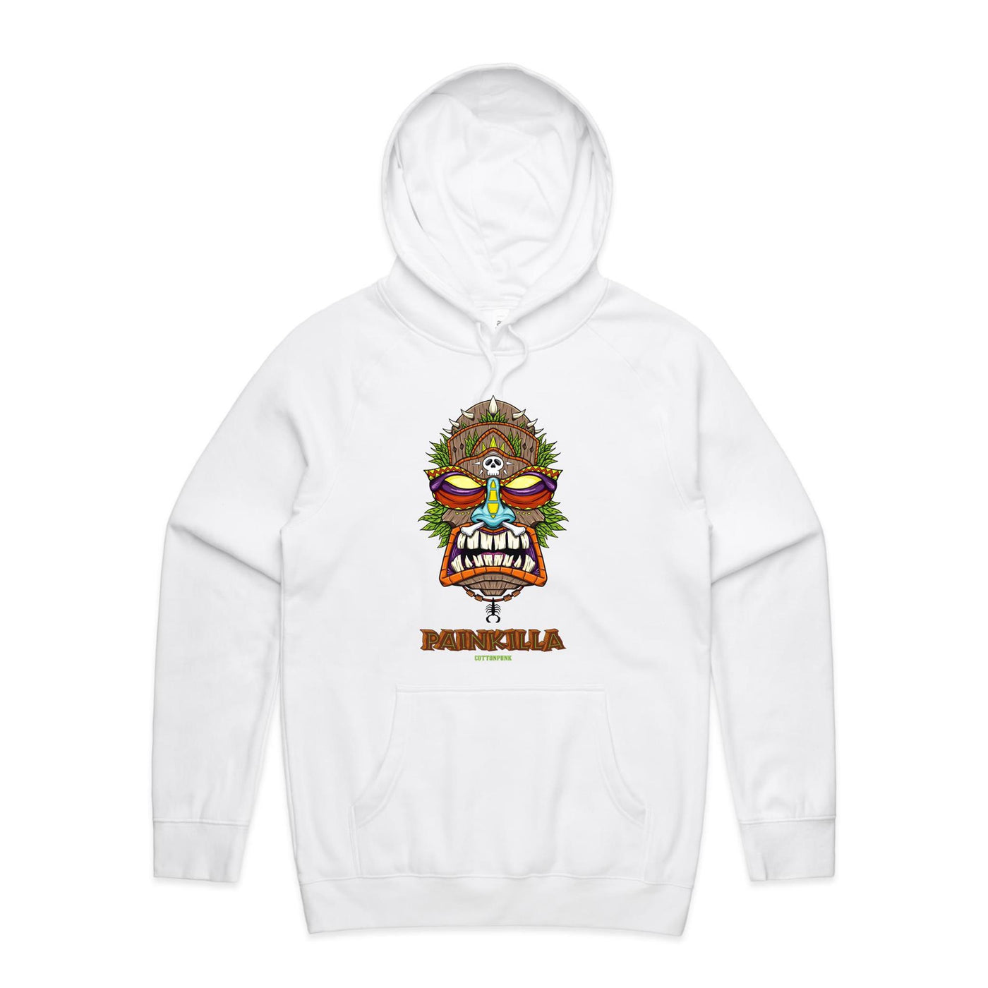 PAINKILLA - Mens Pocket Hoodie - FRONT PRINT