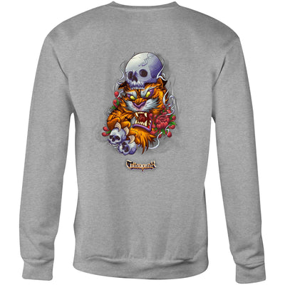 TIGER - Mens Sweatshirt - BACK PRINT