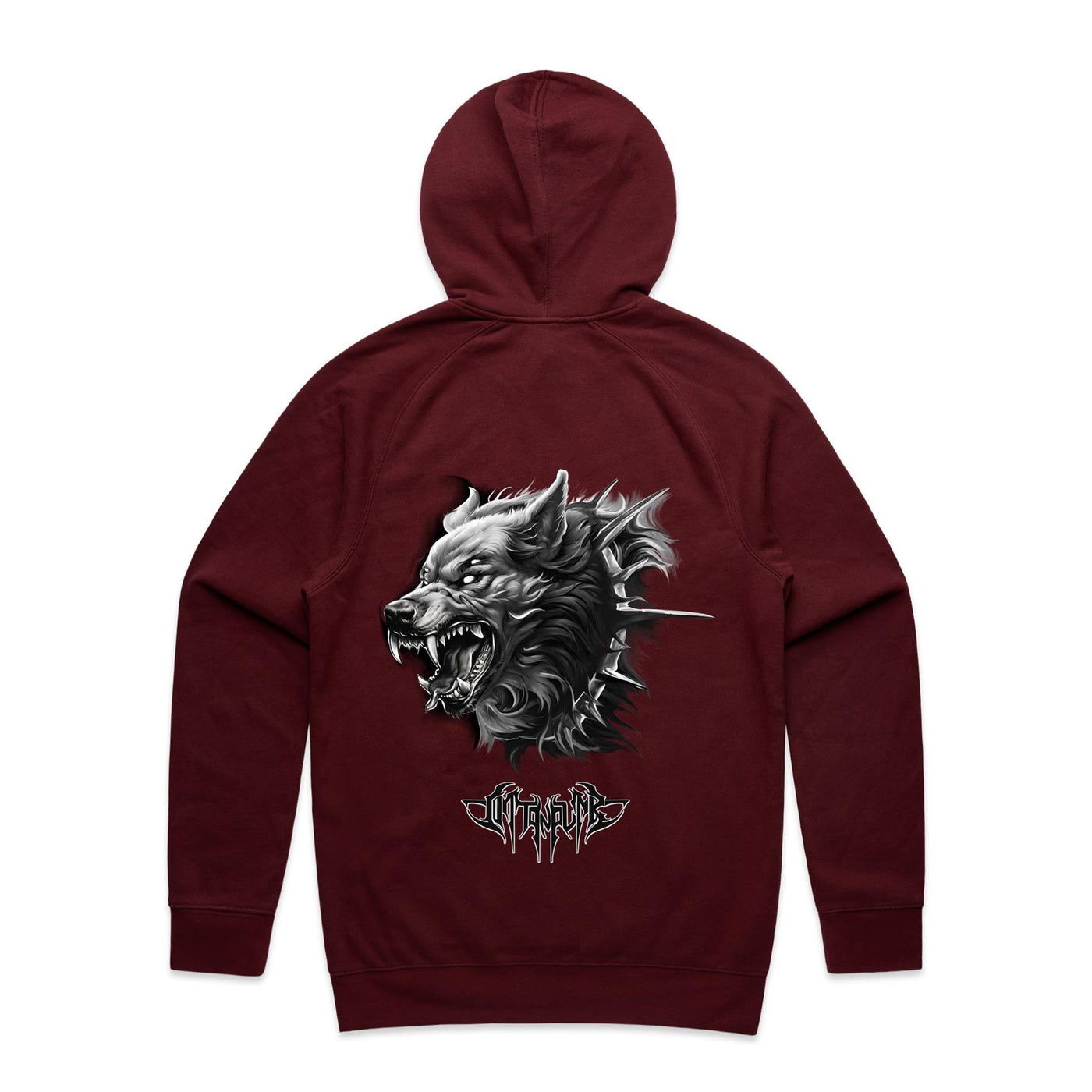 WEREWOLF - Mens Pocket Hoodie - BACK PRINT