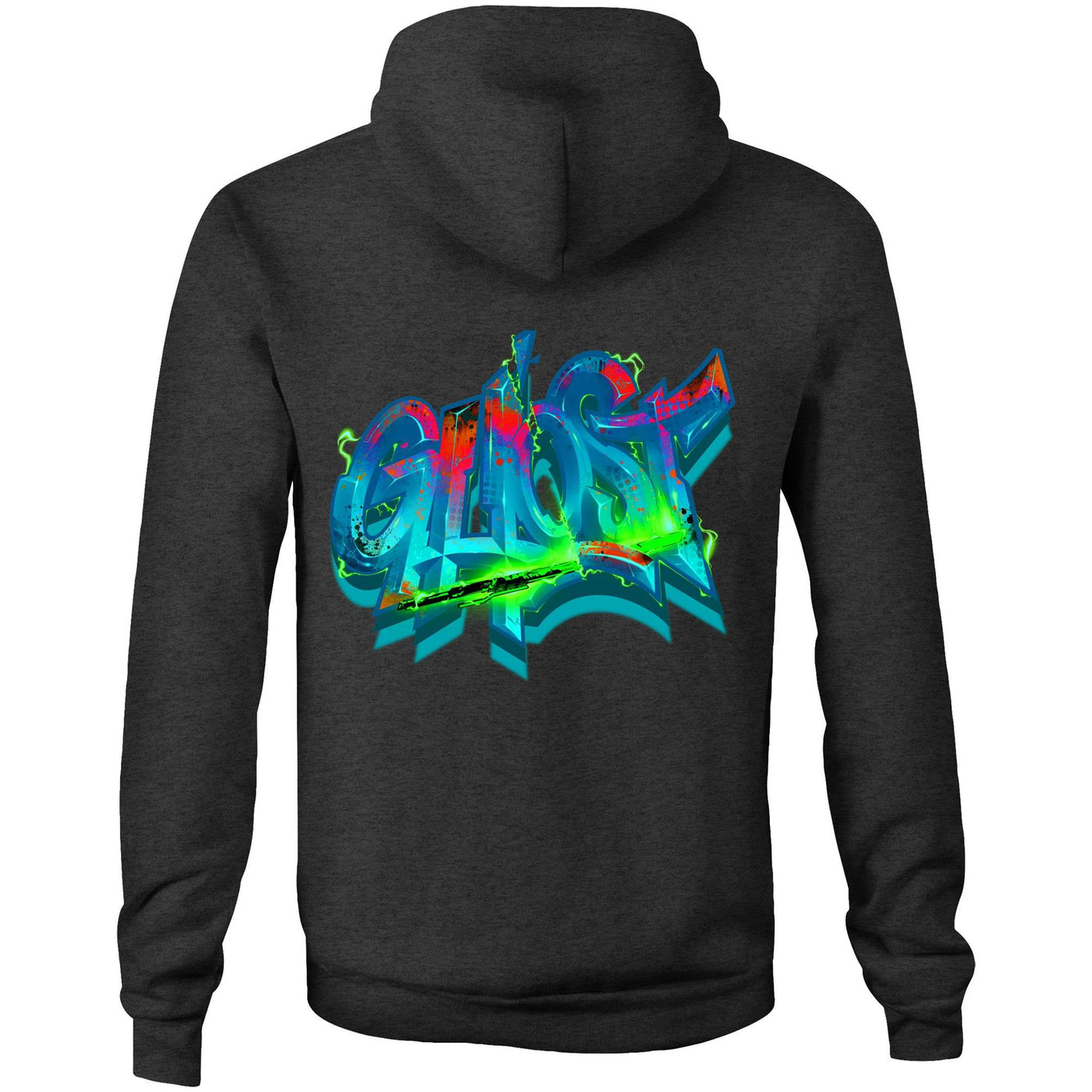 GHOST - Mens Pocket Hoodie - BACK PRINT