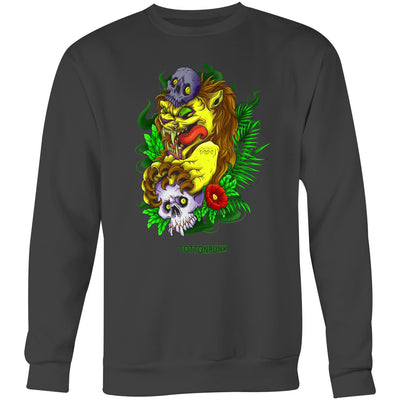 LION - Mens Sweatshirt - FRONT PRINT