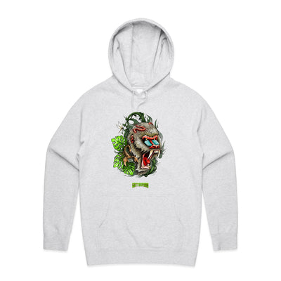 BABOON - Mens Pocket Hoodie - FRONT PRINT