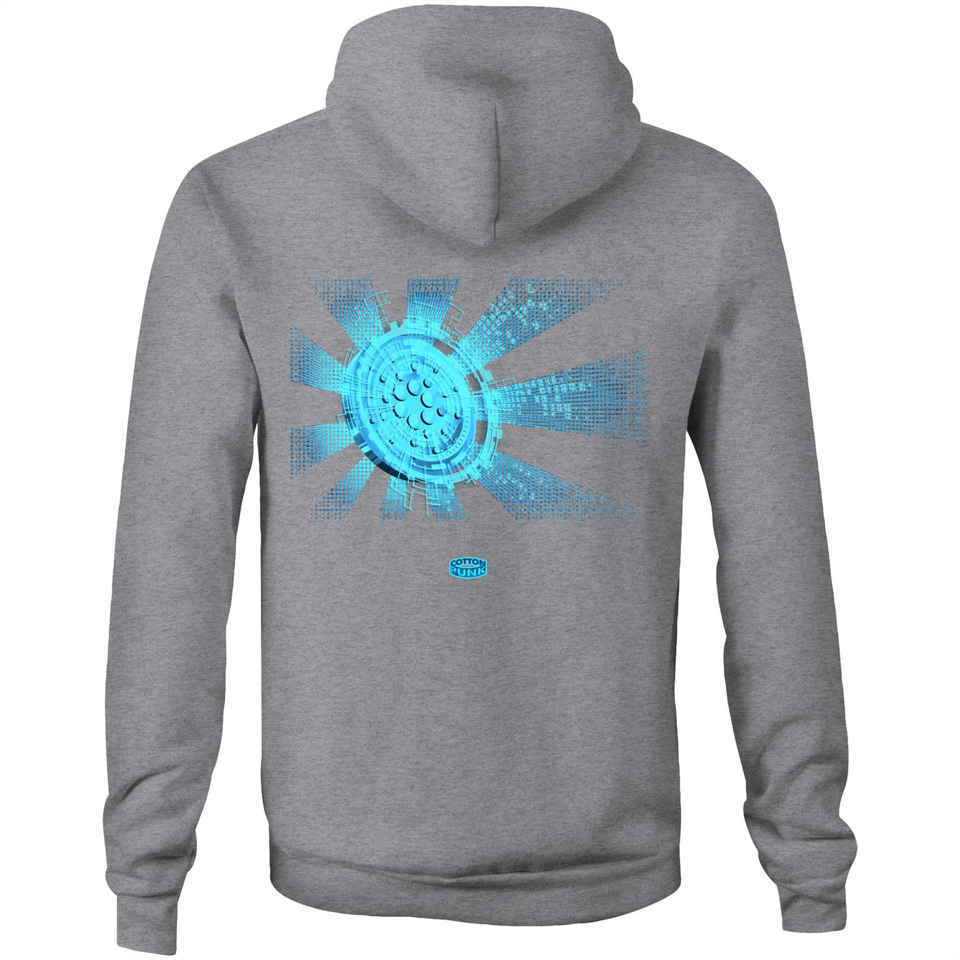 CARDANO - Mens Pocket Hoodie - BACK PRINT