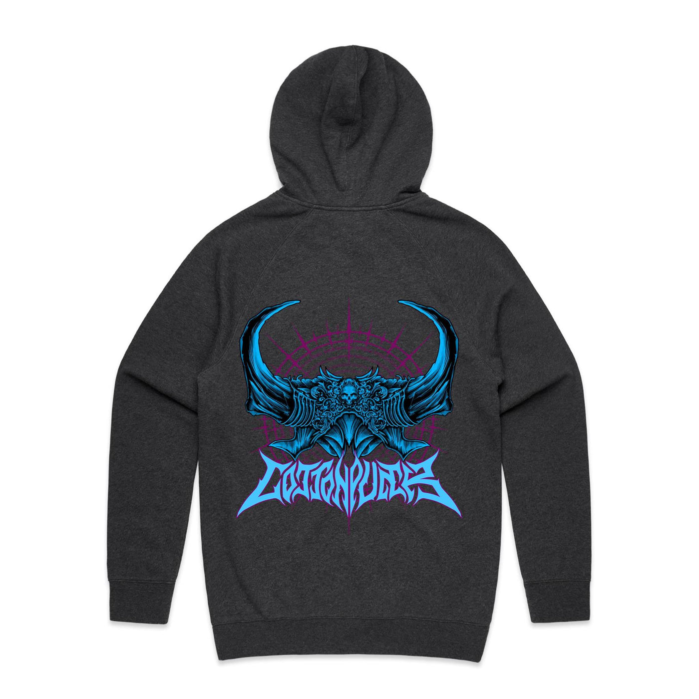 BLACK SPELL II - Mens Pocket Hoodie - BACK PRINT