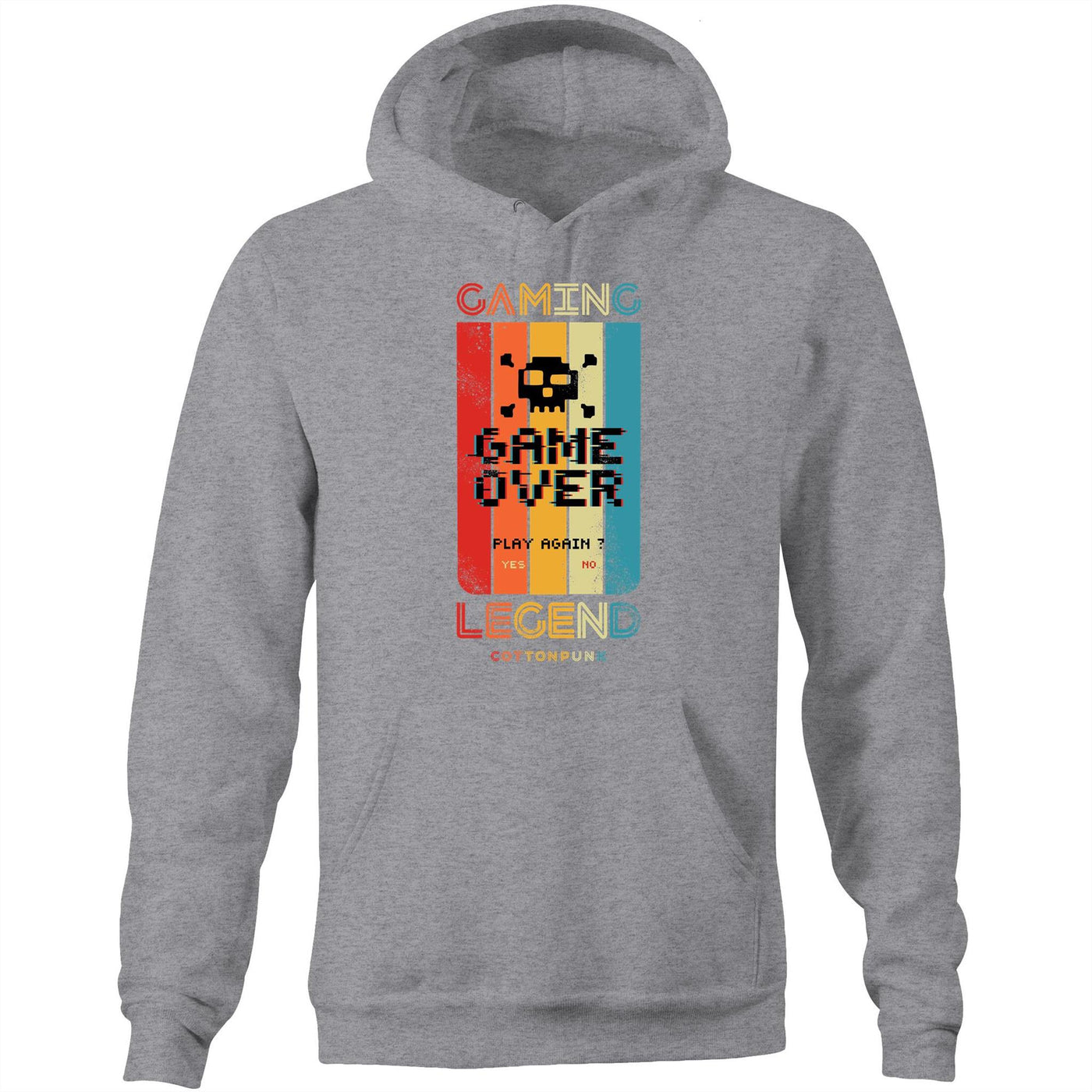 GAMING LEGEND - Mens Pocket Hoodie - FRONT PRINT