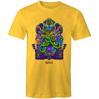 TWISTED SNAKE GOD - Mens T-Shirt - FRONT PRINT