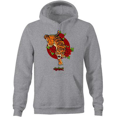 JUNGLE KING - Mens Pocket Hoodie - FRONT PRINT