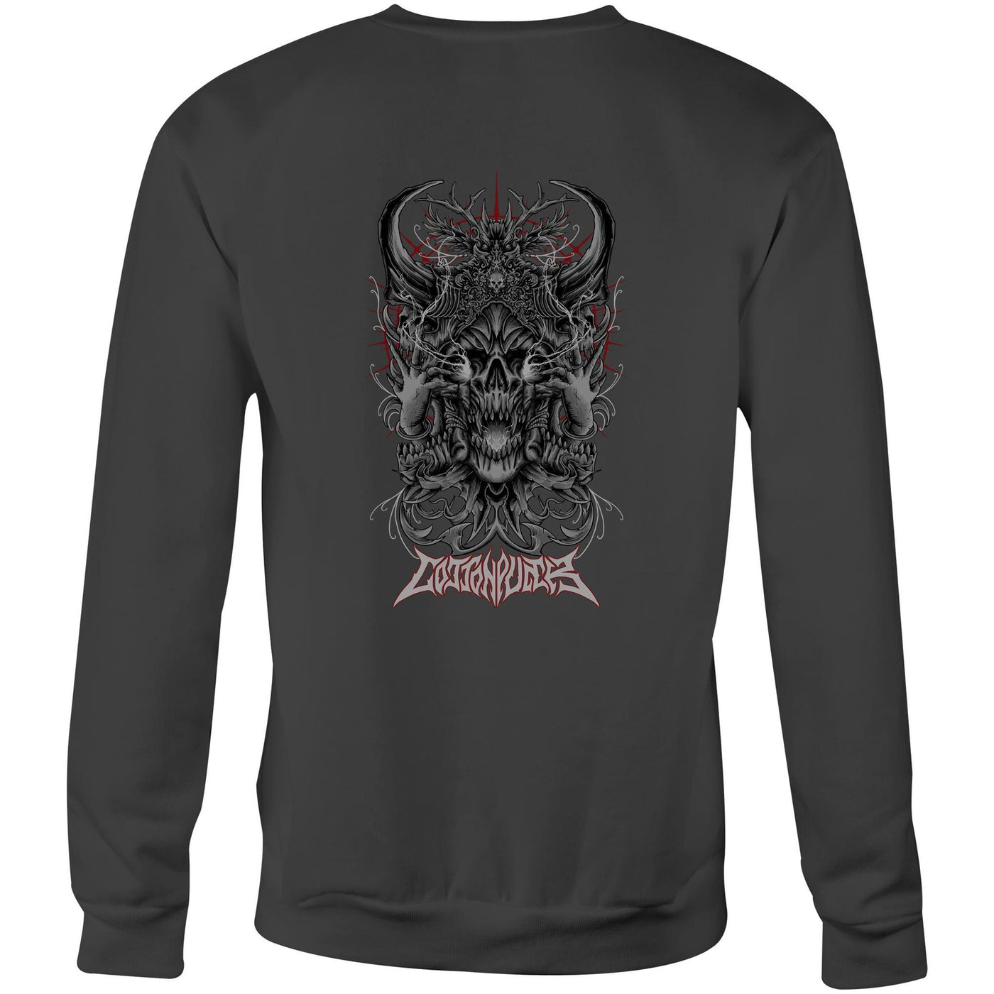 BLACK MAGIC - Mens Sweatshirt - BACK PRINT