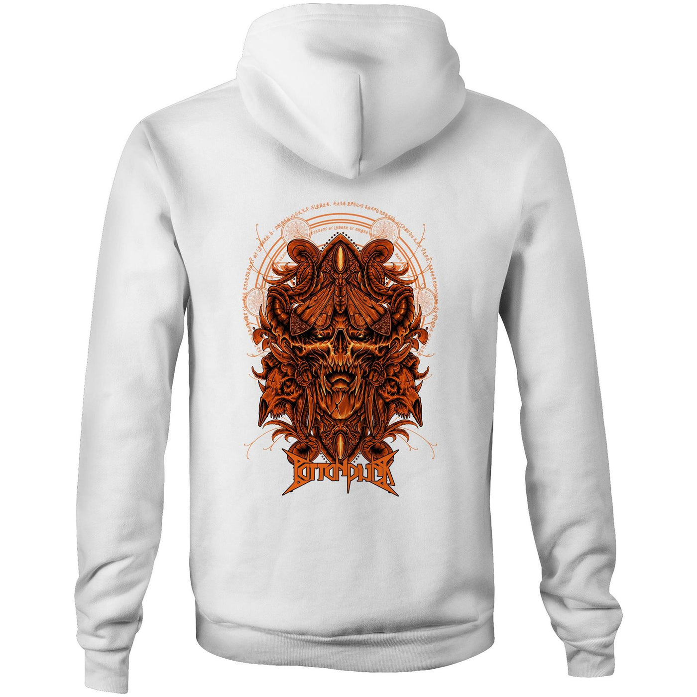 DEATHMOTH III - Mens Pocket Hoodie - BACK PRINT