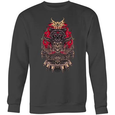 ALMOST HUMAN - Mens Sweatshirt - FRONT PRINT