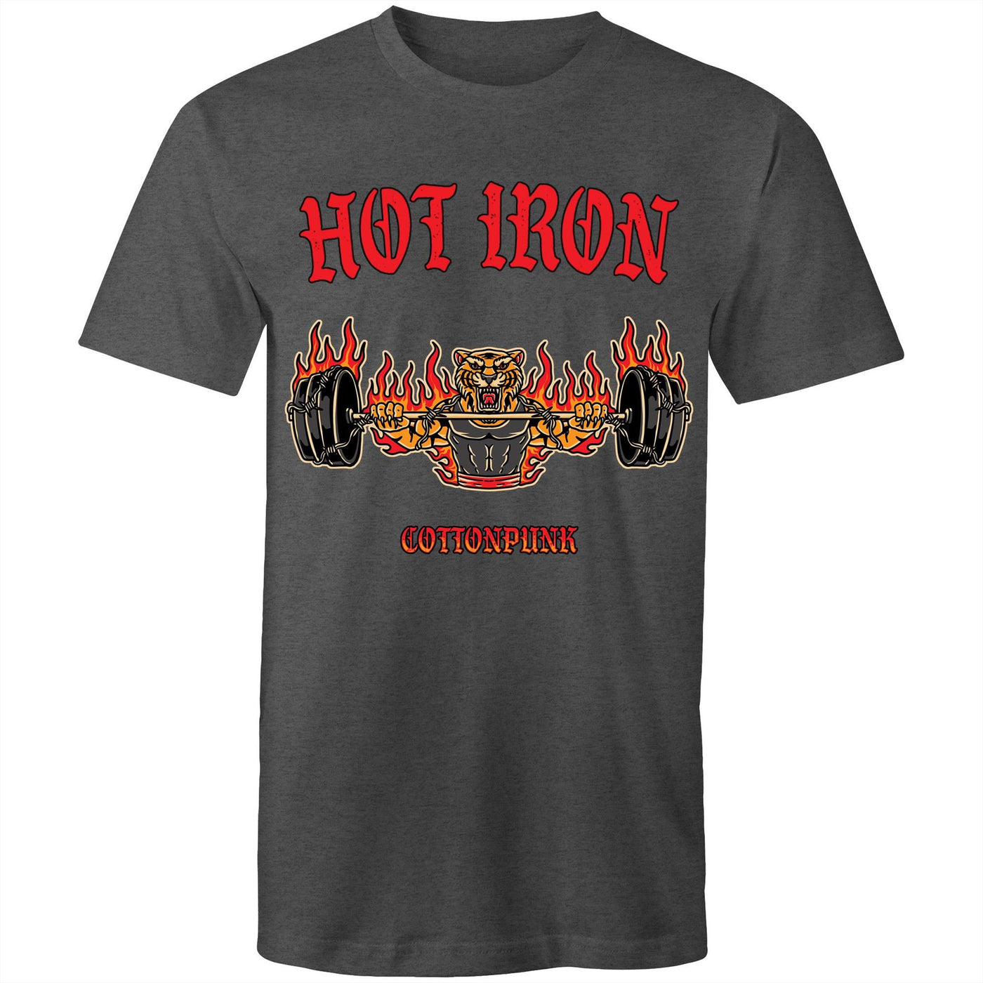 HOT IRON - Mens T-Shirt - FRONT PRINT