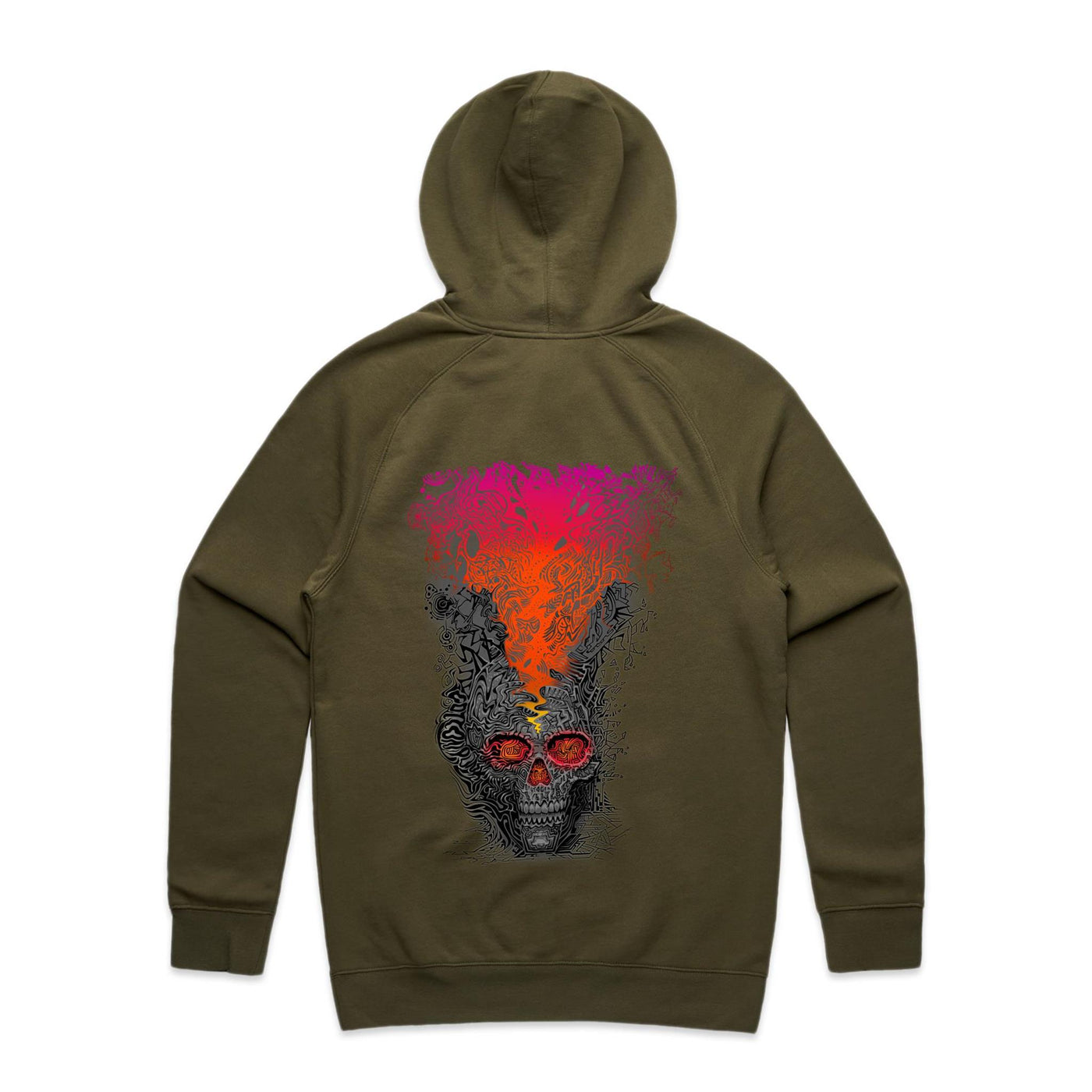 DIGITAL DETOX - Mens Pocket Hoodie - BACK PRINT