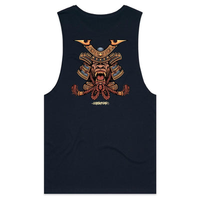 SPIRIT MONKEY - Mens Sleeveless T-Shirt - BACK PRINT