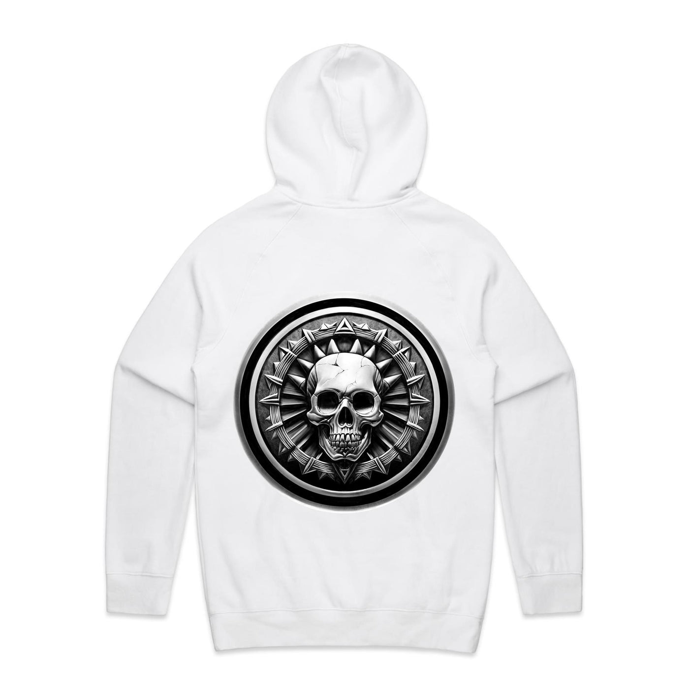 HEAVY METAL - Mens Pocket Hoodie - BACK PRINT