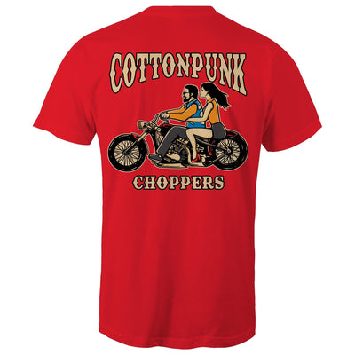 COTTONPUNK CHOPPERS - Mens T-Shirt - BACK PRINT