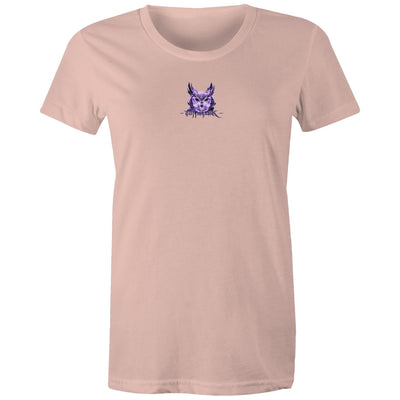 NIGHT HUNTER (W) - Womens T-Shirt - BACK PRINT