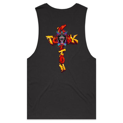 COTTONPUNK X HEAT - Mens Sleeveless T-Shirt - BACK PRINT