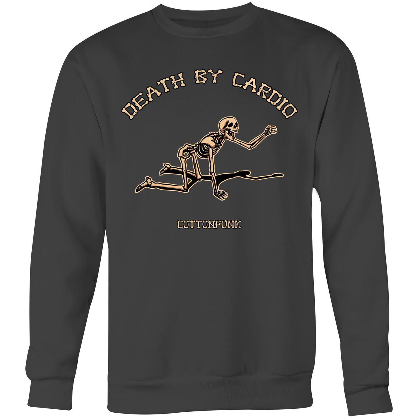 DEATH BY CARDIO - Mens Sweatshirt - FRONT PRINT