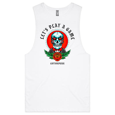 LET'S PLAY A GAME - Mens Sleeveless T-Shirt - FRONT PRINT