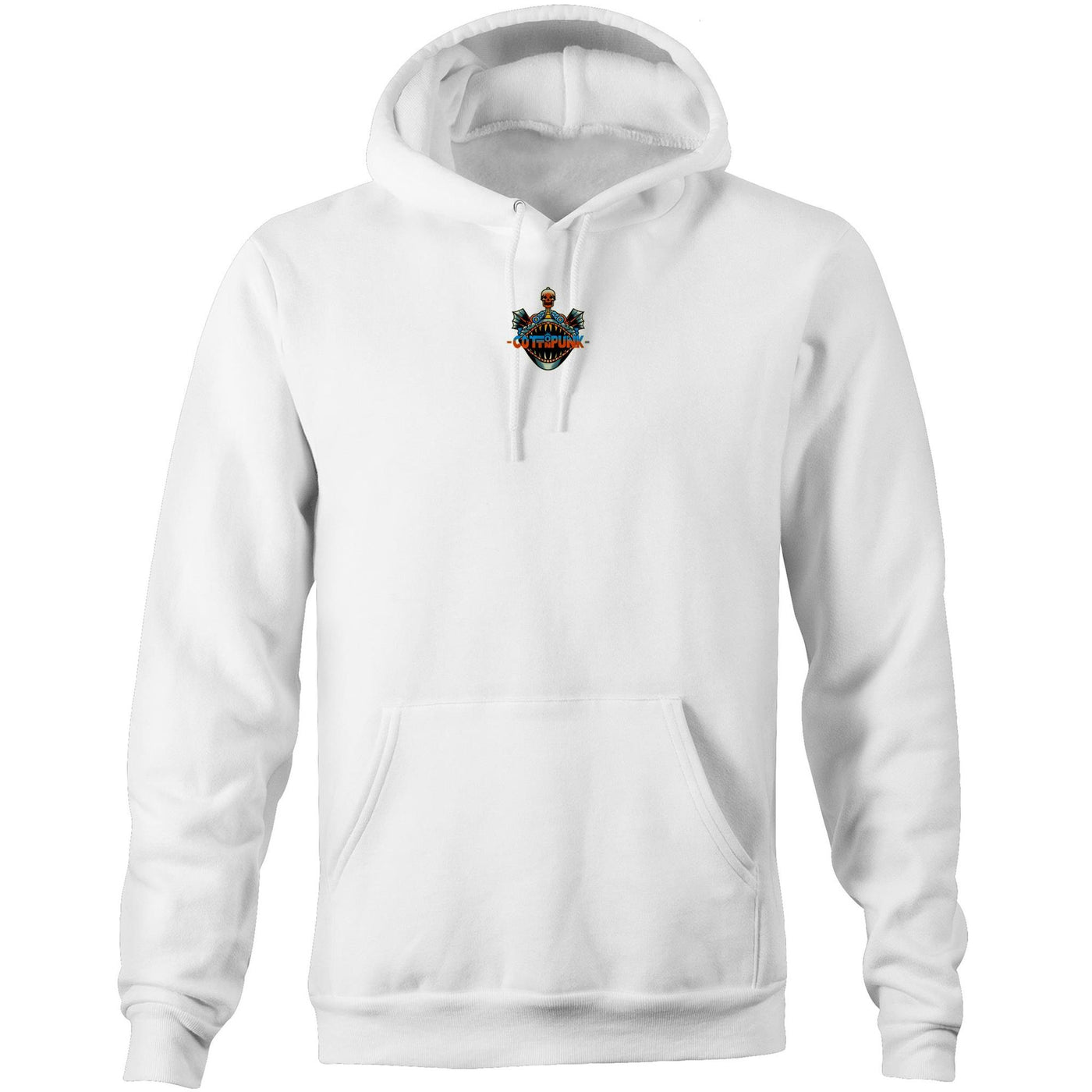 DEEP WATER - Mens Pocket Hoodie - BACK PRINT