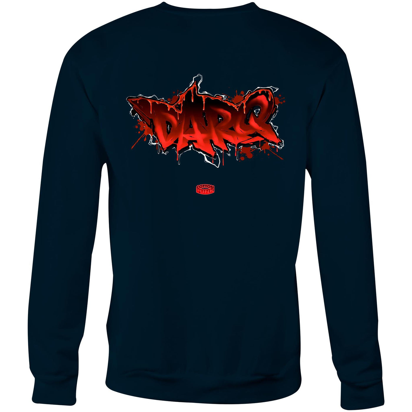 DARQ - Mens Sweatshirt - BACK PRINT