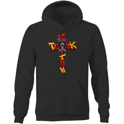 COTTONPUNK X HEAT - Mens Pocket Hoodie - FRONT PRINT