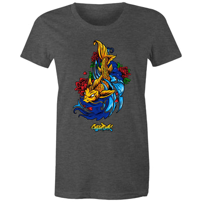 KOI (W) - Womens T-Shirt - FRONT PRINT